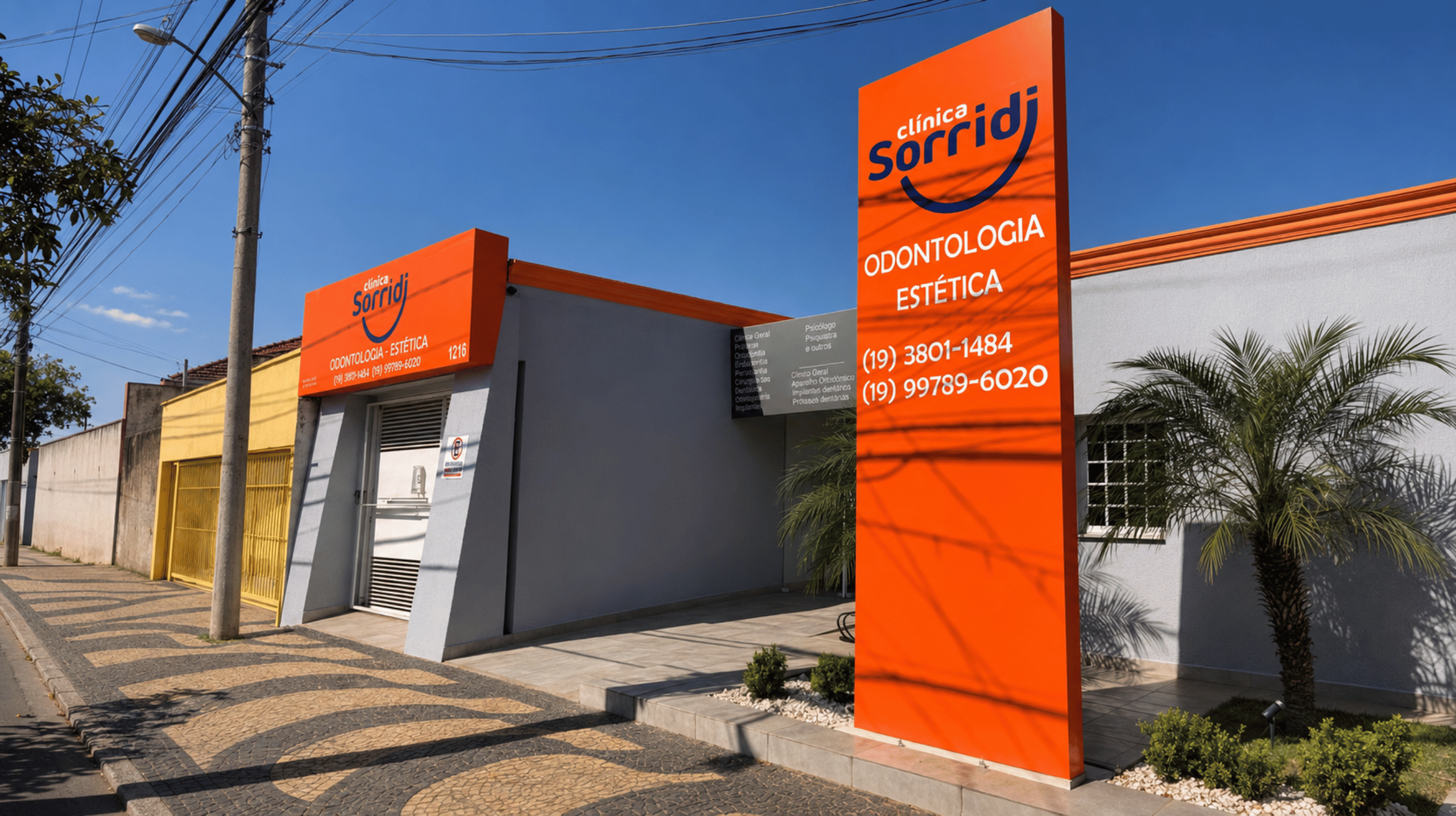 Fachada da Clínica Sorridi Odontologia em Indaiatuba